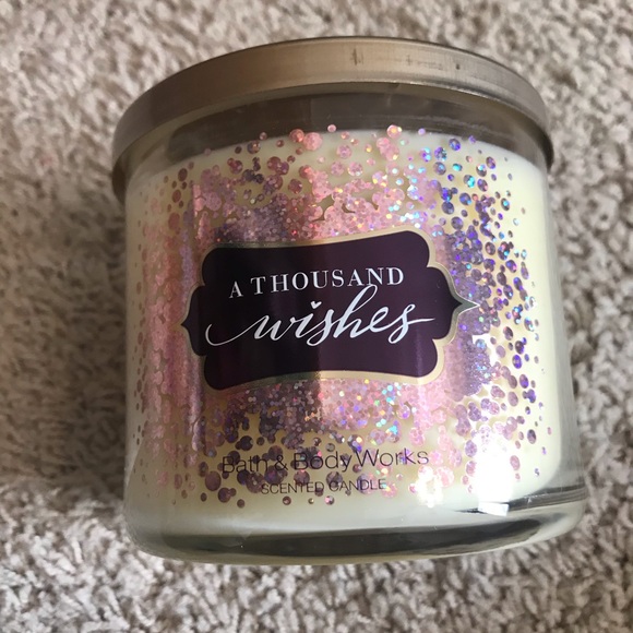 Bath & Body Works Accents Bath And Body Works Three Wick Candle Poshmark